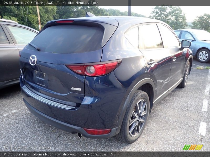 Eternal Blue Metallic / Black 2018 Mazda CX-5 Touring AWD