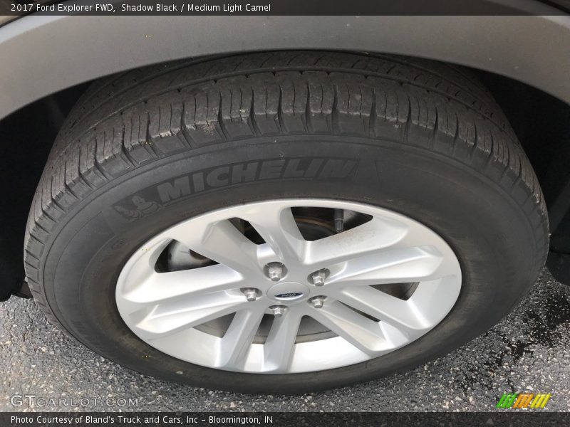 Shadow Black / Medium Light Camel 2017 Ford Explorer FWD