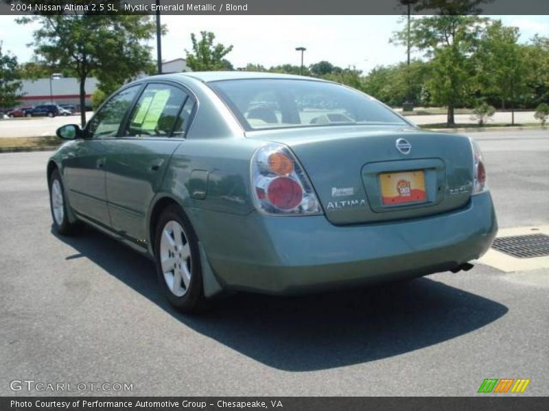 Mystic Emerald Metallic / Blond 2004 Nissan Altima 2.5 SL