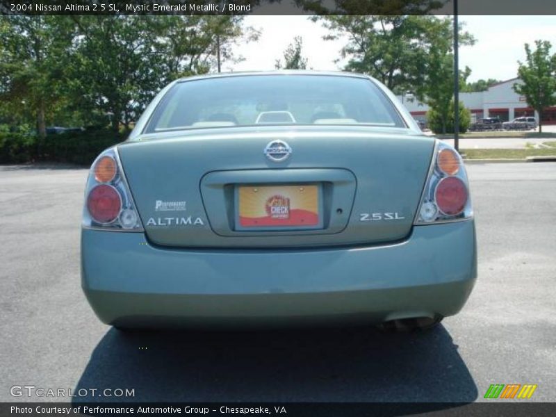 Mystic Emerald Metallic / Blond 2004 Nissan Altima 2.5 SL
