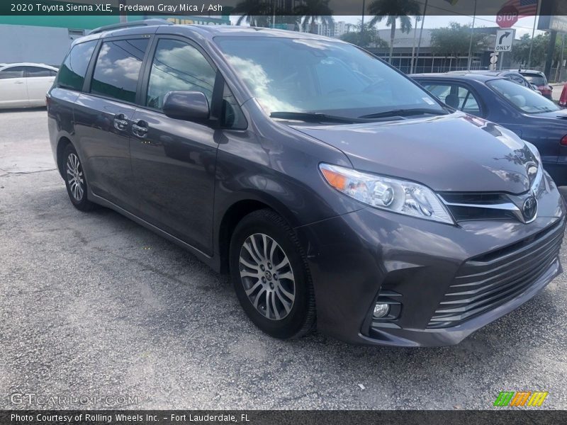Predawn Gray Mica / Ash 2020 Toyota Sienna XLE