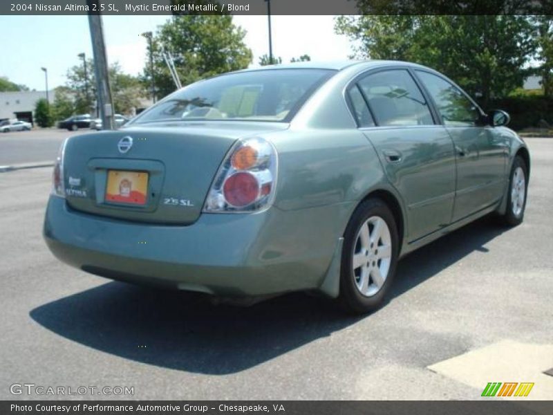 Mystic Emerald Metallic / Blond 2004 Nissan Altima 2.5 SL