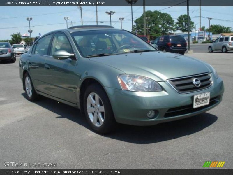 Mystic Emerald Metallic / Blond 2004 Nissan Altima 2.5 SL
