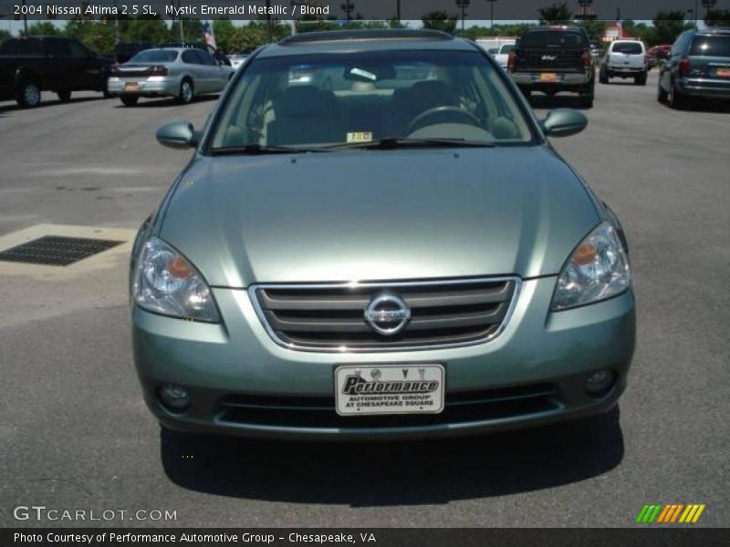 Mystic Emerald Metallic / Blond 2004 Nissan Altima 2.5 SL