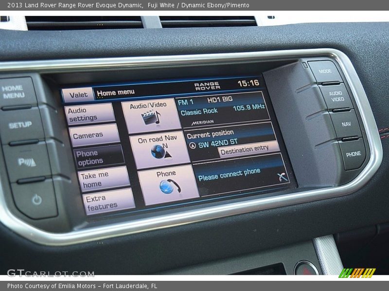 Fuji White / Dynamic Ebony/Pimento 2013 Land Rover Range Rover Evoque Dynamic