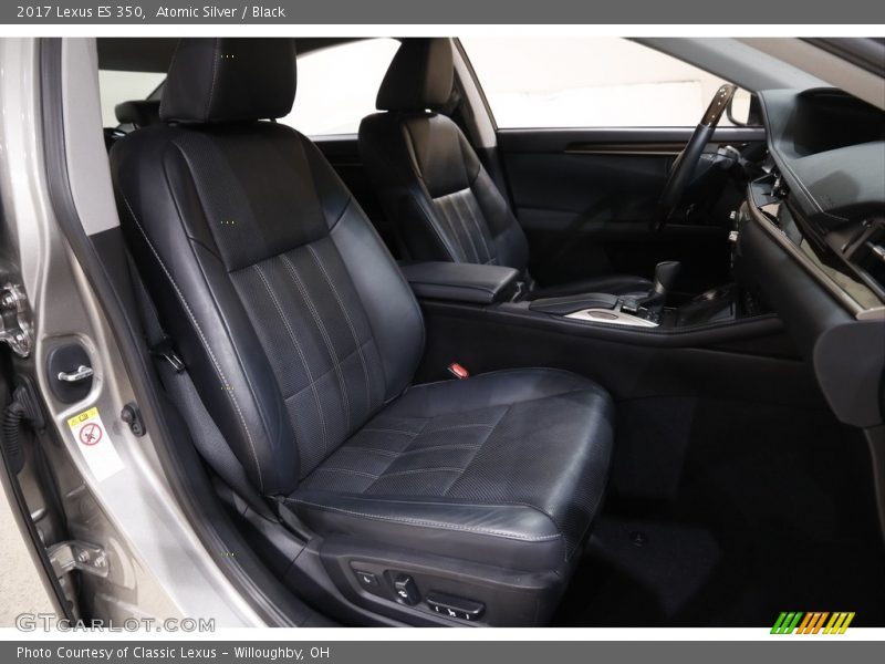 Atomic Silver / Black 2017 Lexus ES 350