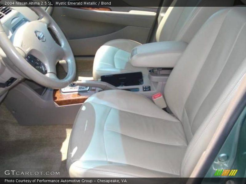 Mystic Emerald Metallic / Blond 2004 Nissan Altima 2.5 SL
