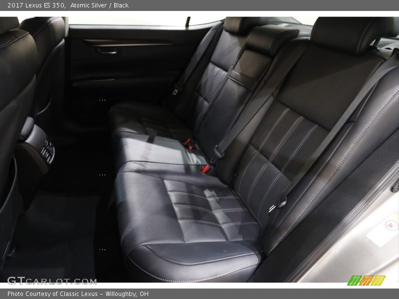 Atomic Silver / Black 2017 Lexus ES 350