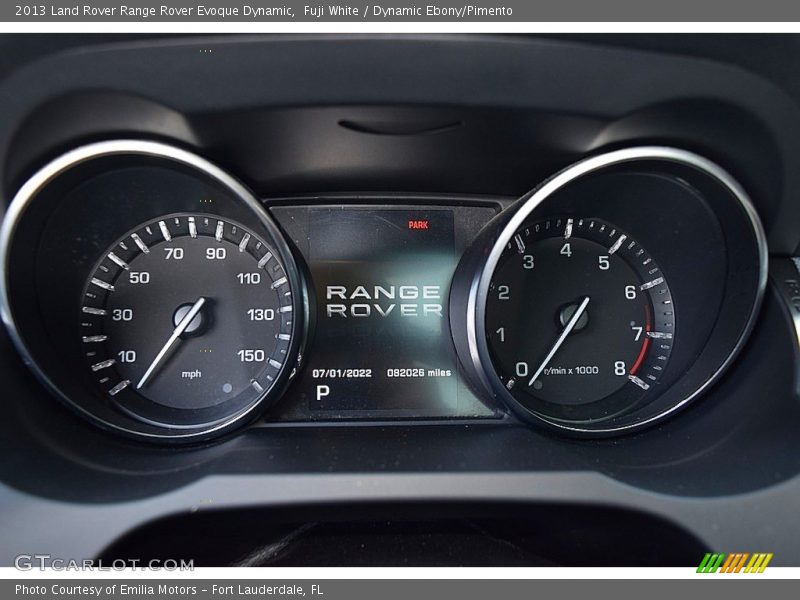  2013 Range Rover Evoque Dynamic Dynamic Gauges