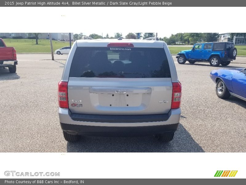 Billet Silver Metallic / Dark Slate Gray/Light Pebble Beige 2015 Jeep Patriot High Altitude 4x4