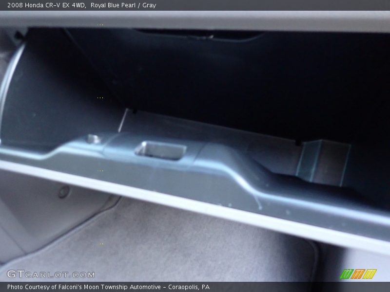 Royal Blue Pearl / Gray 2008 Honda CR-V EX 4WD