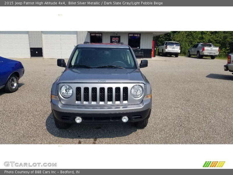 Billet Silver Metallic / Dark Slate Gray/Light Pebble Beige 2015 Jeep Patriot High Altitude 4x4