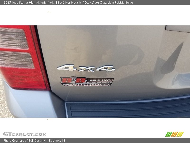 Billet Silver Metallic / Dark Slate Gray/Light Pebble Beige 2015 Jeep Patriot High Altitude 4x4