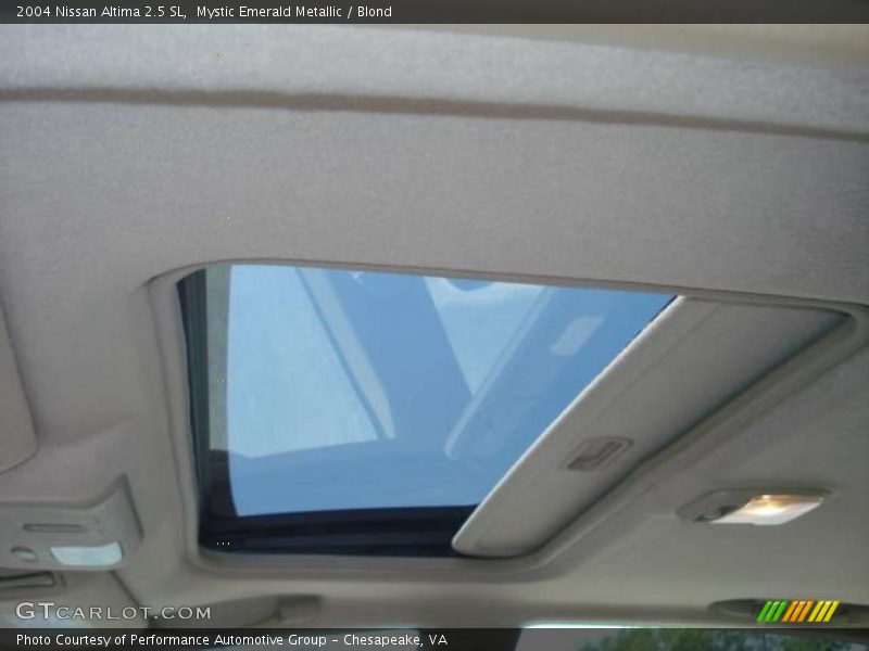 Mystic Emerald Metallic / Blond 2004 Nissan Altima 2.5 SL
