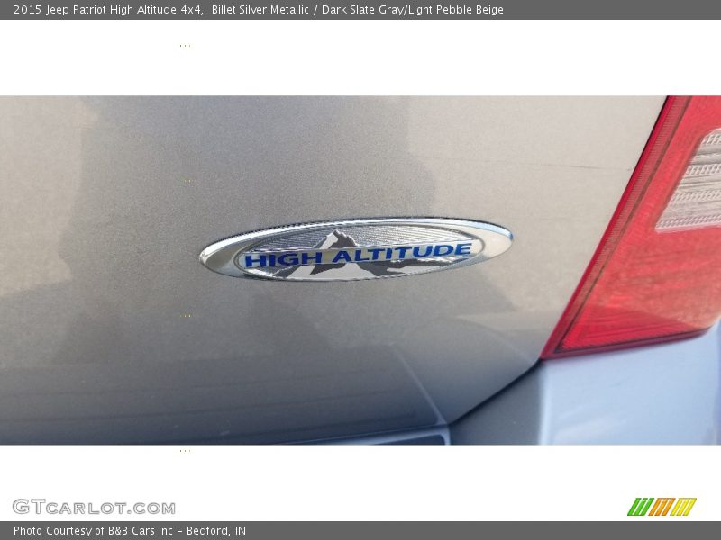 Billet Silver Metallic / Dark Slate Gray/Light Pebble Beige 2015 Jeep Patriot High Altitude 4x4