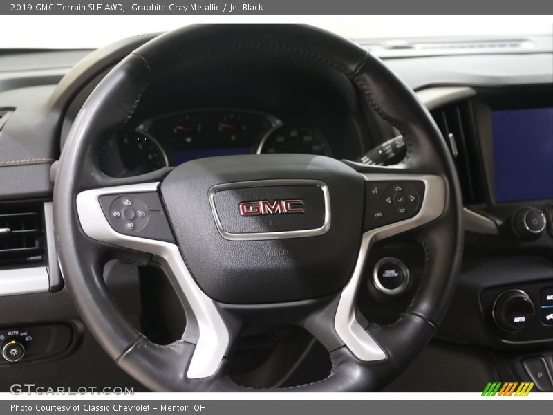 Graphite Gray Metallic / Jet Black 2019 GMC Terrain SLE AWD
