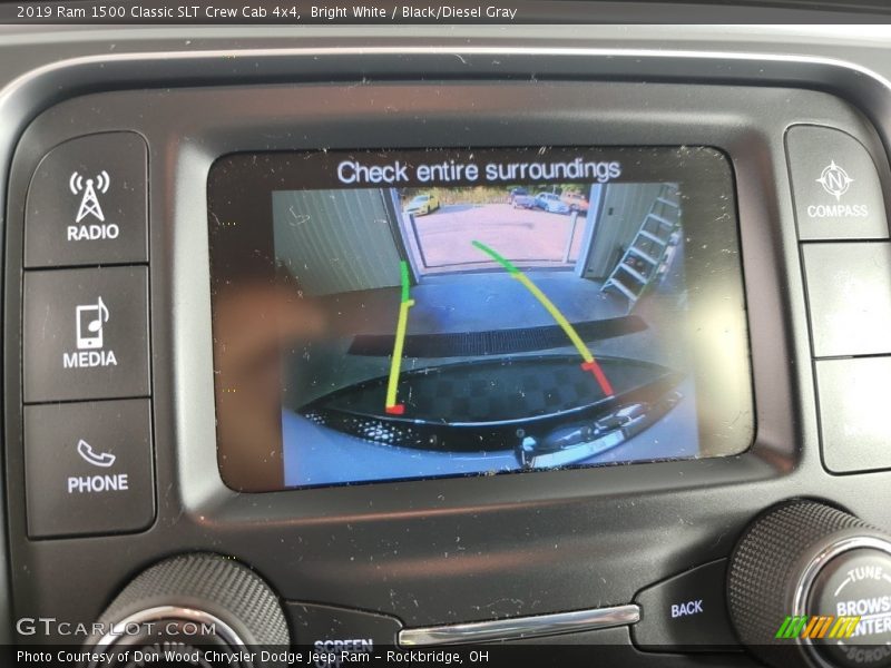 Bright White / Black/Diesel Gray 2019 Ram 1500 Classic SLT Crew Cab 4x4