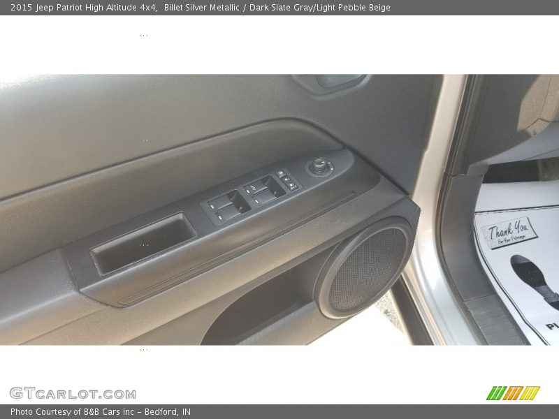 Billet Silver Metallic / Dark Slate Gray/Light Pebble Beige 2015 Jeep Patriot High Altitude 4x4