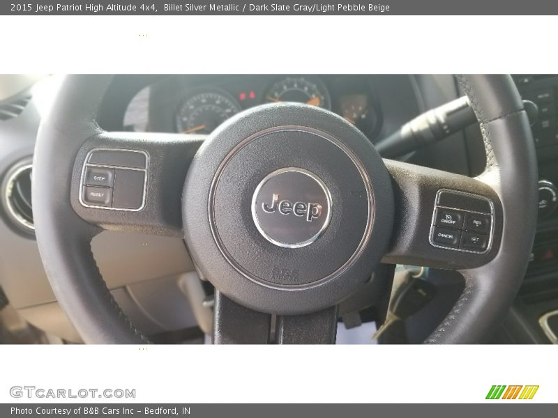 Billet Silver Metallic / Dark Slate Gray/Light Pebble Beige 2015 Jeep Patriot High Altitude 4x4