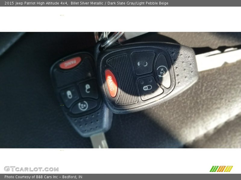 Billet Silver Metallic / Dark Slate Gray/Light Pebble Beige 2015 Jeep Patriot High Altitude 4x4