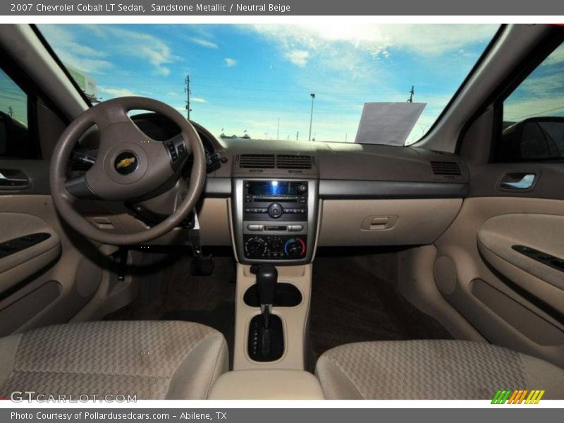 Sandstone Metallic / Neutral Beige 2007 Chevrolet Cobalt LT Sedan