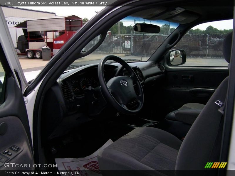 Natural White / Gray 2003 Toyota Tundra SR5 Access Cab