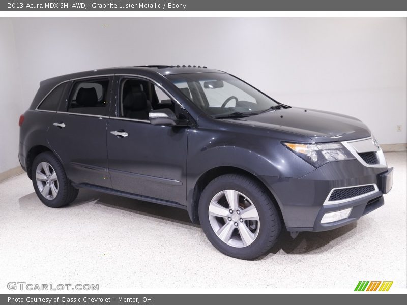 Graphite Luster Metallic / Ebony 2013 Acura MDX SH-AWD