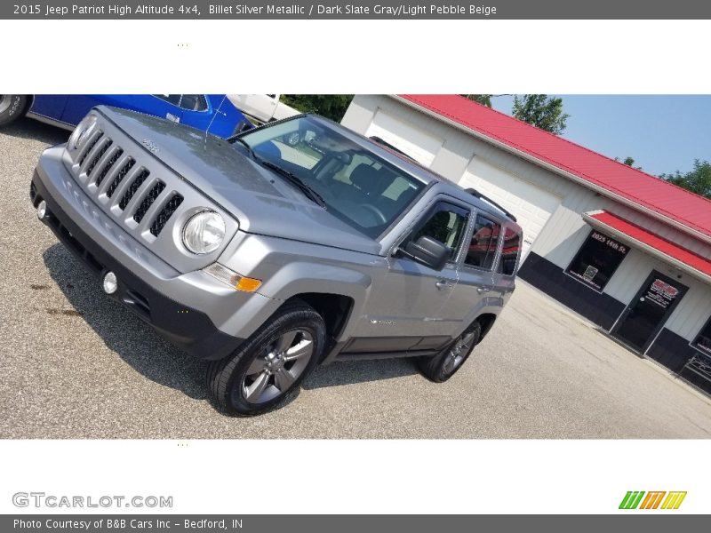 Billet Silver Metallic / Dark Slate Gray/Light Pebble Beige 2015 Jeep Patriot High Altitude 4x4