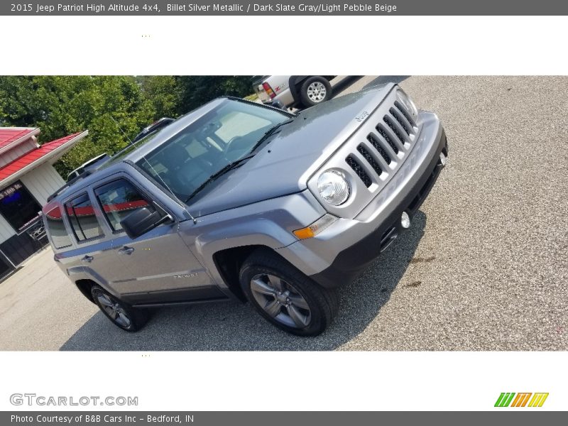 Billet Silver Metallic / Dark Slate Gray/Light Pebble Beige 2015 Jeep Patriot High Altitude 4x4