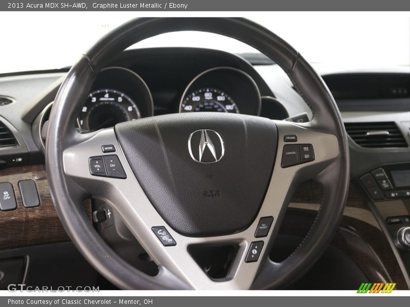 Graphite Luster Metallic / Ebony 2013 Acura MDX SH-AWD