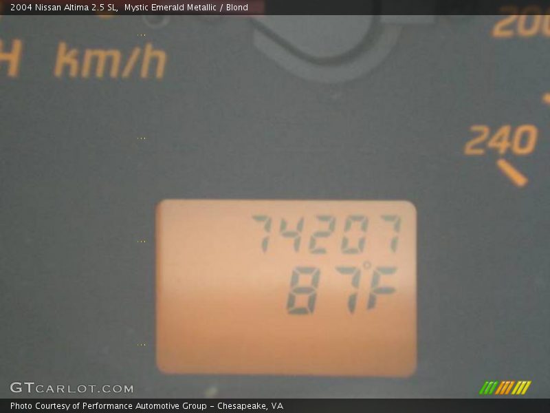 Mystic Emerald Metallic / Blond 2004 Nissan Altima 2.5 SL