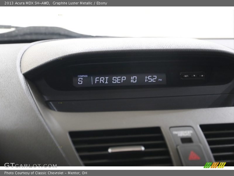 Graphite Luster Metallic / Ebony 2013 Acura MDX SH-AWD