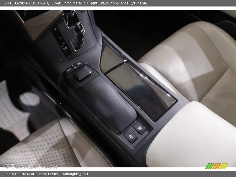 Silver Lining Metallic / Light Gray/Ebony Birds Eye Maple 2013 Lexus RX 350 AWD