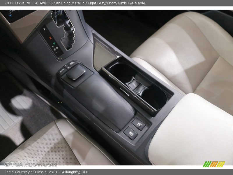 Silver Lining Metallic / Light Gray/Ebony Birds Eye Maple 2013 Lexus RX 350 AWD