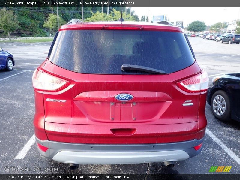 Ruby Red / Medium Light Stone 2014 Ford Escape SE 2.0L EcoBoost 4WD