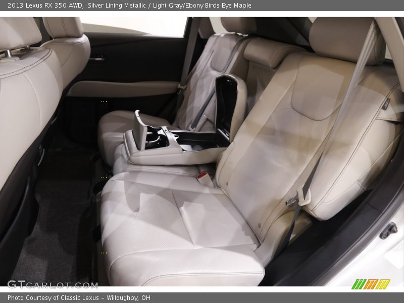 Silver Lining Metallic / Light Gray/Ebony Birds Eye Maple 2013 Lexus RX 350 AWD