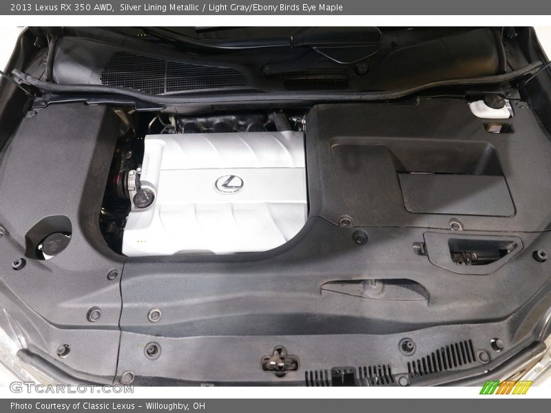 Silver Lining Metallic / Light Gray/Ebony Birds Eye Maple 2013 Lexus RX 350 AWD