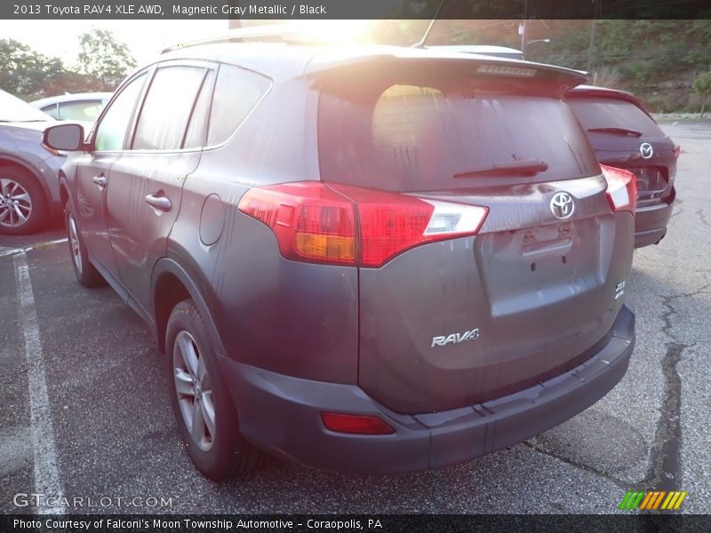 Magnetic Gray Metallic / Black 2013 Toyota RAV4 XLE AWD