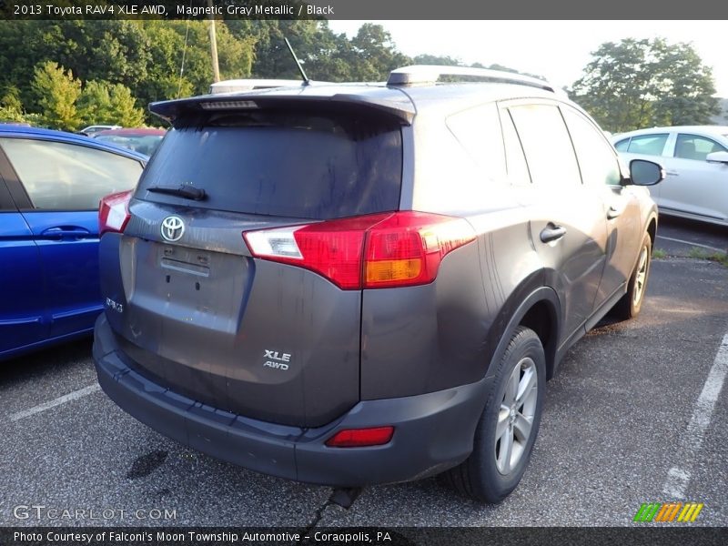 Magnetic Gray Metallic / Black 2013 Toyota RAV4 XLE AWD