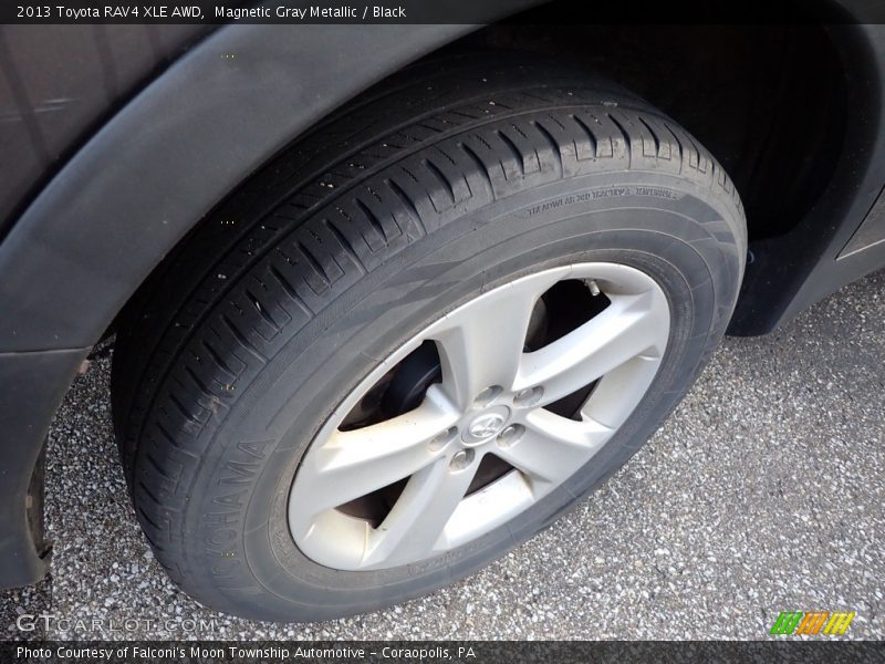 Magnetic Gray Metallic / Black 2013 Toyota RAV4 XLE AWD