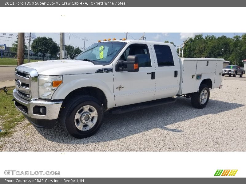 Oxford White / Steel 2011 Ford F350 Super Duty XL Crew Cab 4x4