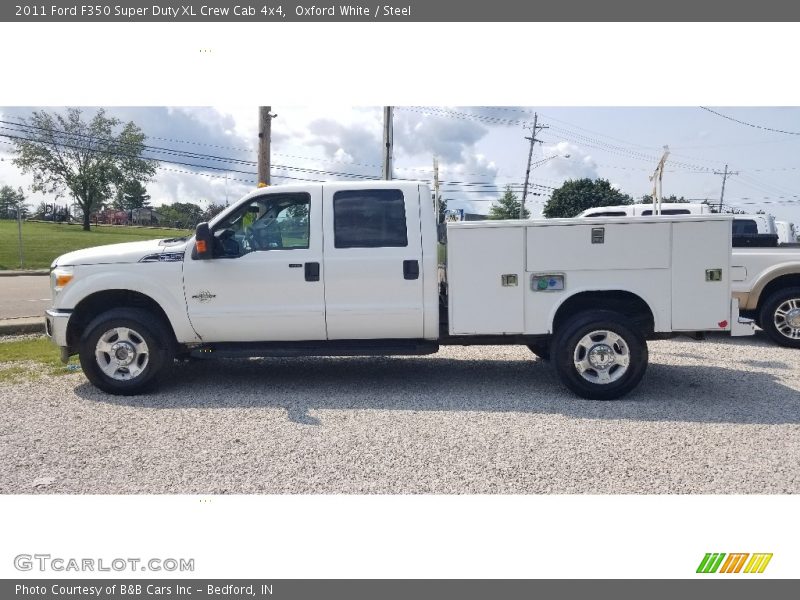 Oxford White / Steel 2011 Ford F350 Super Duty XL Crew Cab 4x4
