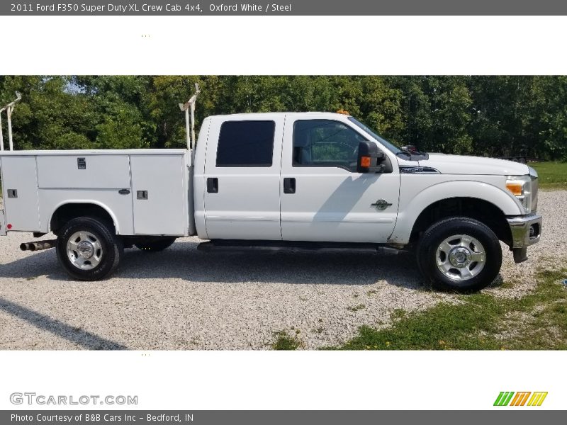 Oxford White / Steel 2011 Ford F350 Super Duty XL Crew Cab 4x4