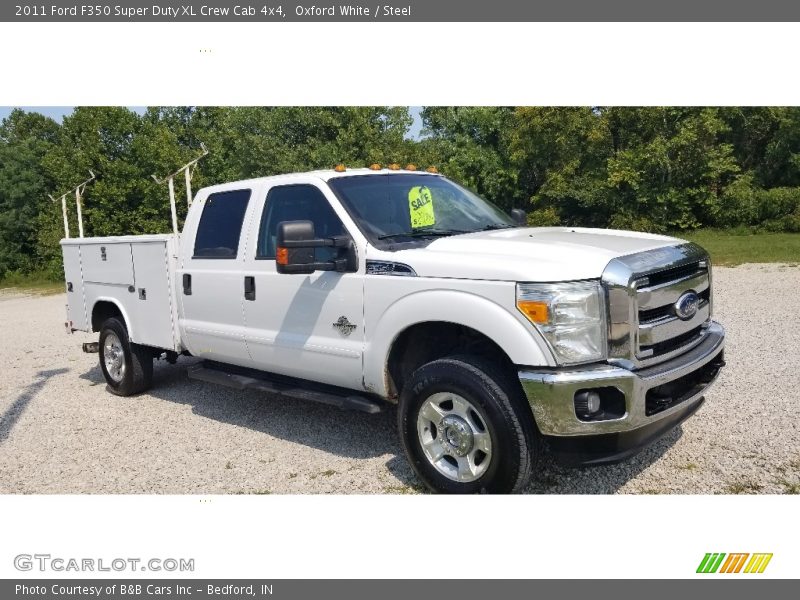 Oxford White / Steel 2011 Ford F350 Super Duty XL Crew Cab 4x4