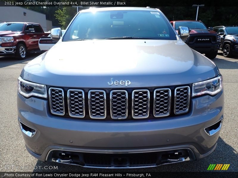 Billet Silver Metallic / Black 2021 Jeep Grand Cherokee Overland 4x4