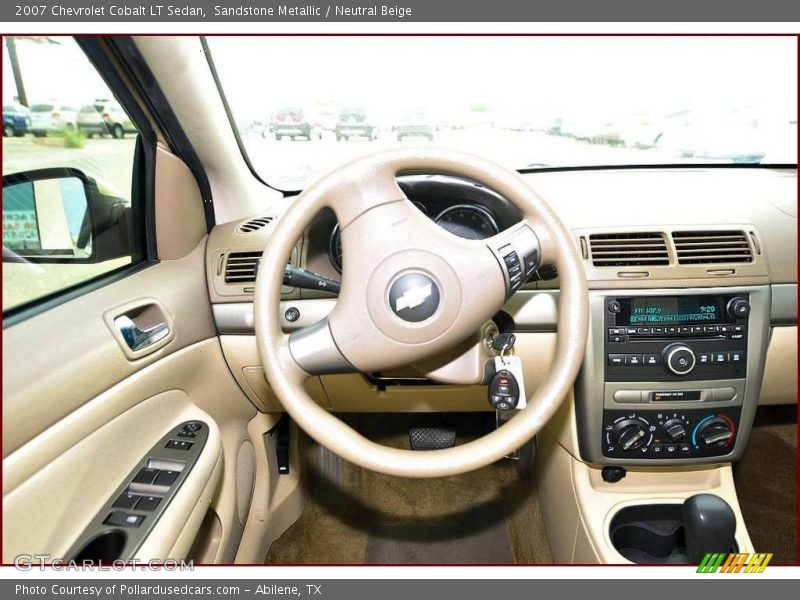 Sandstone Metallic / Neutral Beige 2007 Chevrolet Cobalt LT Sedan