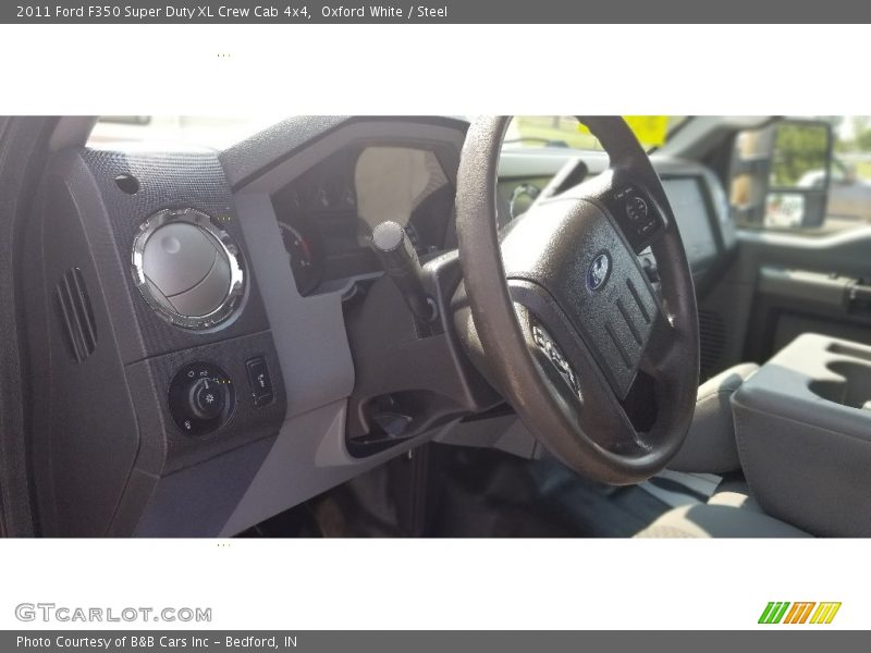 Oxford White / Steel 2011 Ford F350 Super Duty XL Crew Cab 4x4