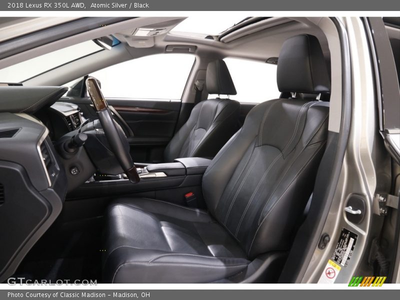 Atomic Silver / Black 2018 Lexus RX 350L AWD