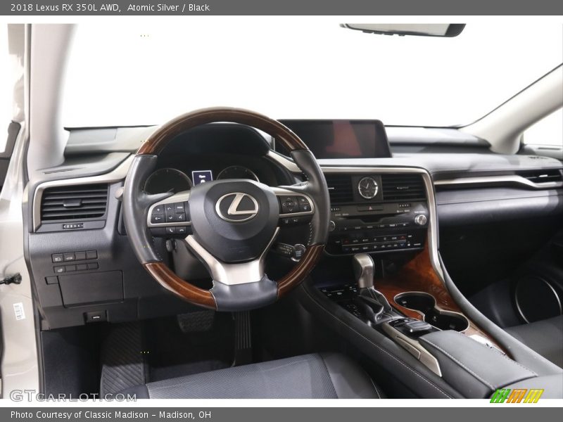Atomic Silver / Black 2018 Lexus RX 350L AWD