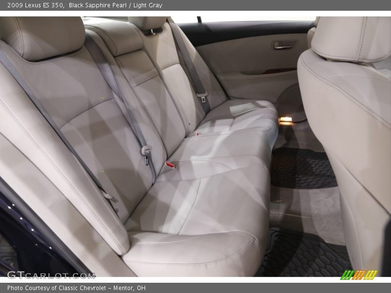 Black Sapphire Pearl / Light Gray 2009 Lexus ES 350